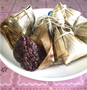 素紫米粽